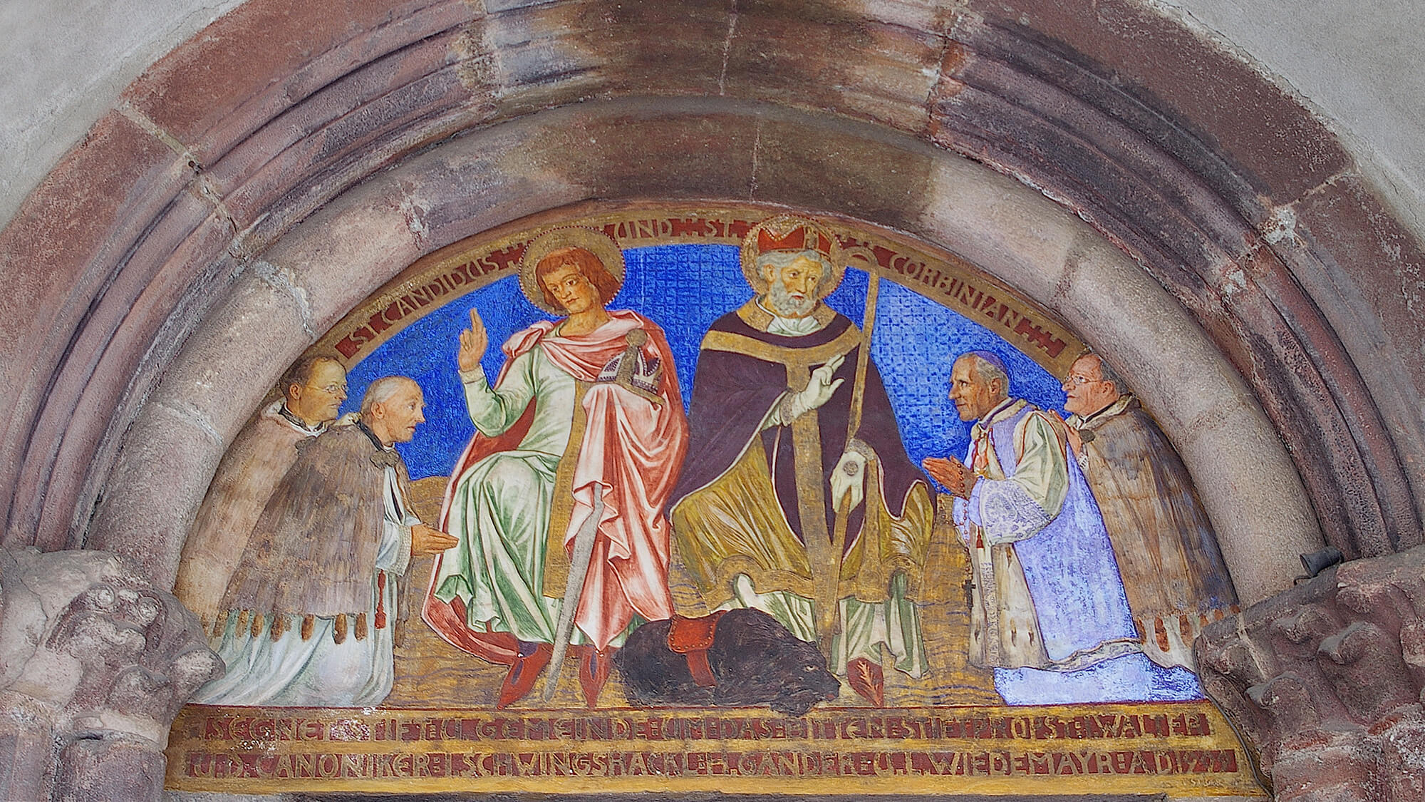 Segen des Heiligen Candidus und Heiligen Korbinian