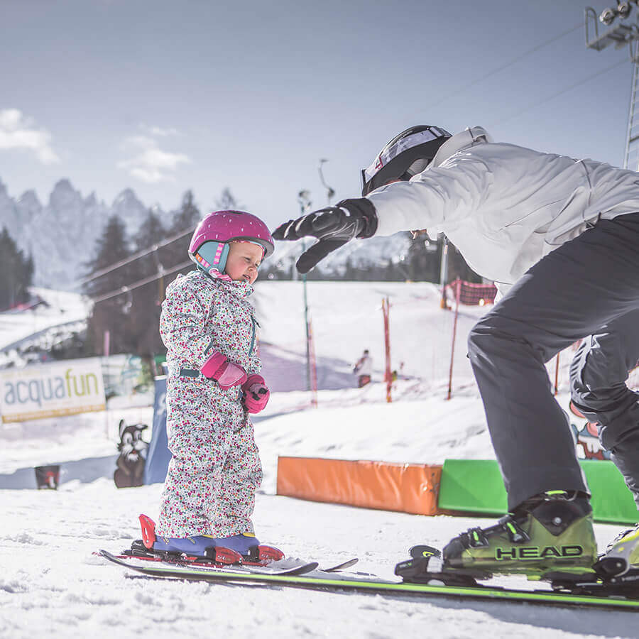 Corso di sci per bambini