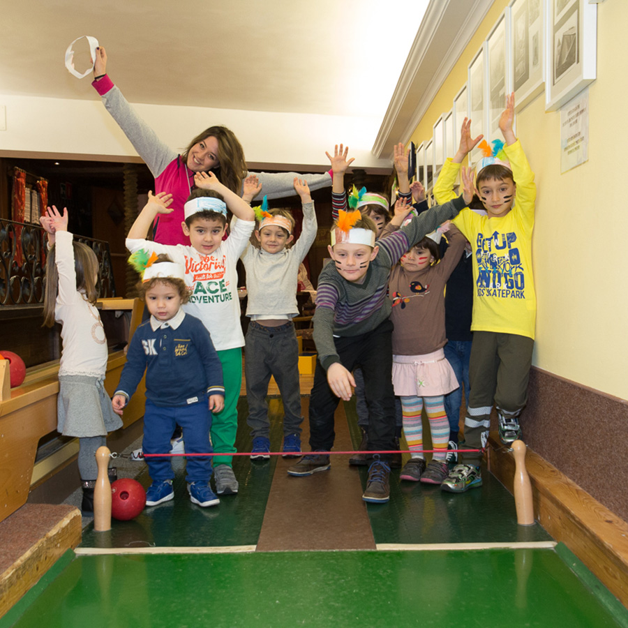 Bowling alley - animation for children