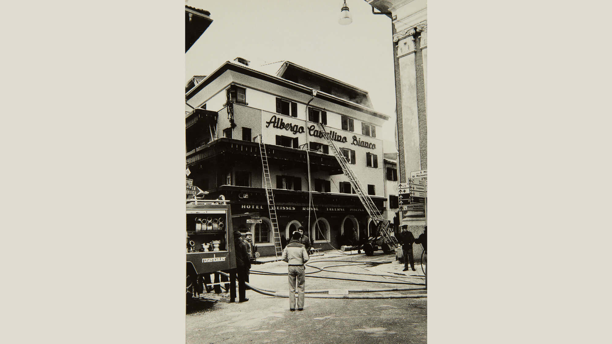 Grossbrand am 10.12.1980 um 4°° Früh  