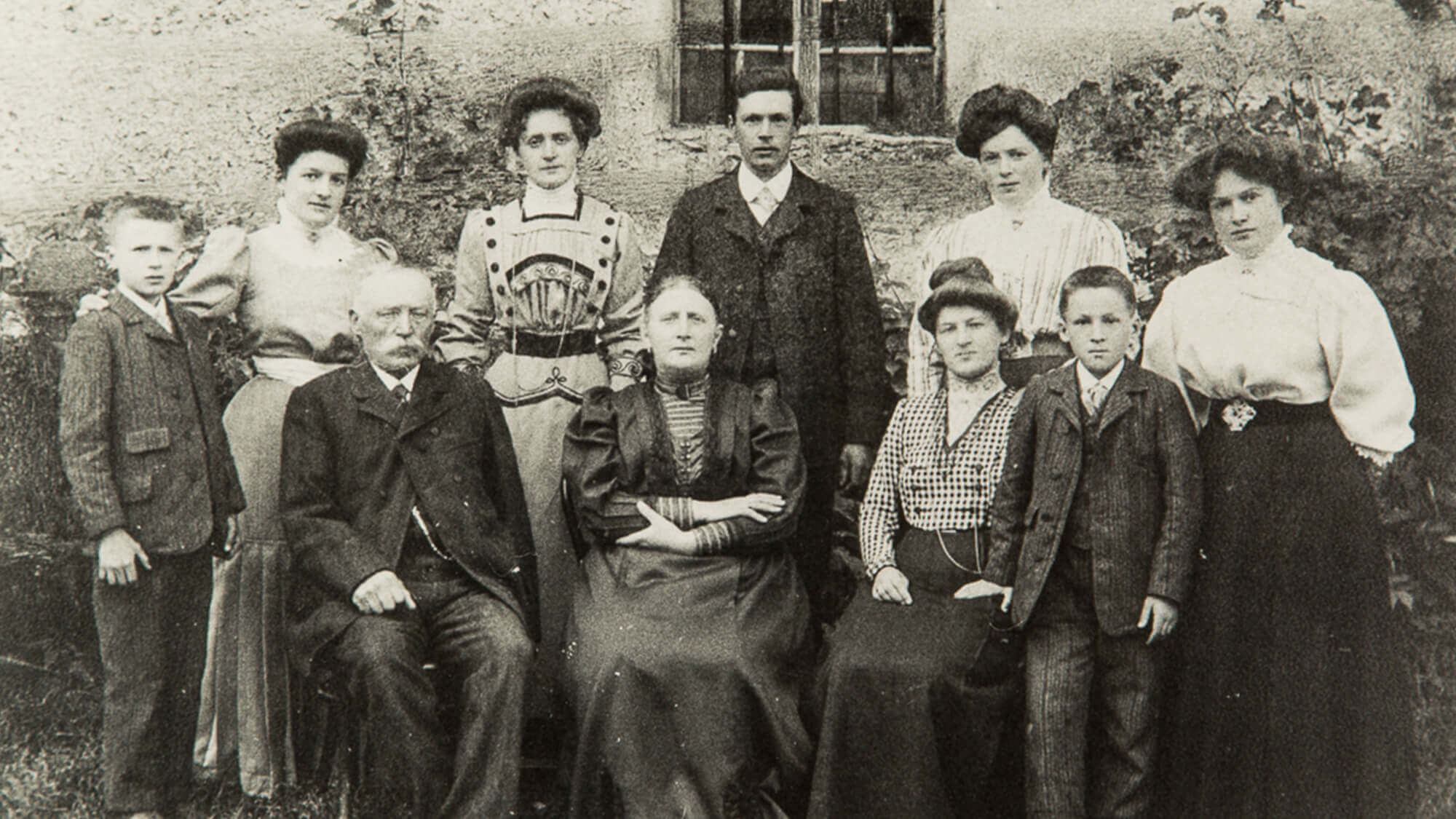 Urgroßvater NEUWIRT VII  JOSEF FRANZ 1849 - 1933 UND WALBURG SEEBER 1860 - 1940