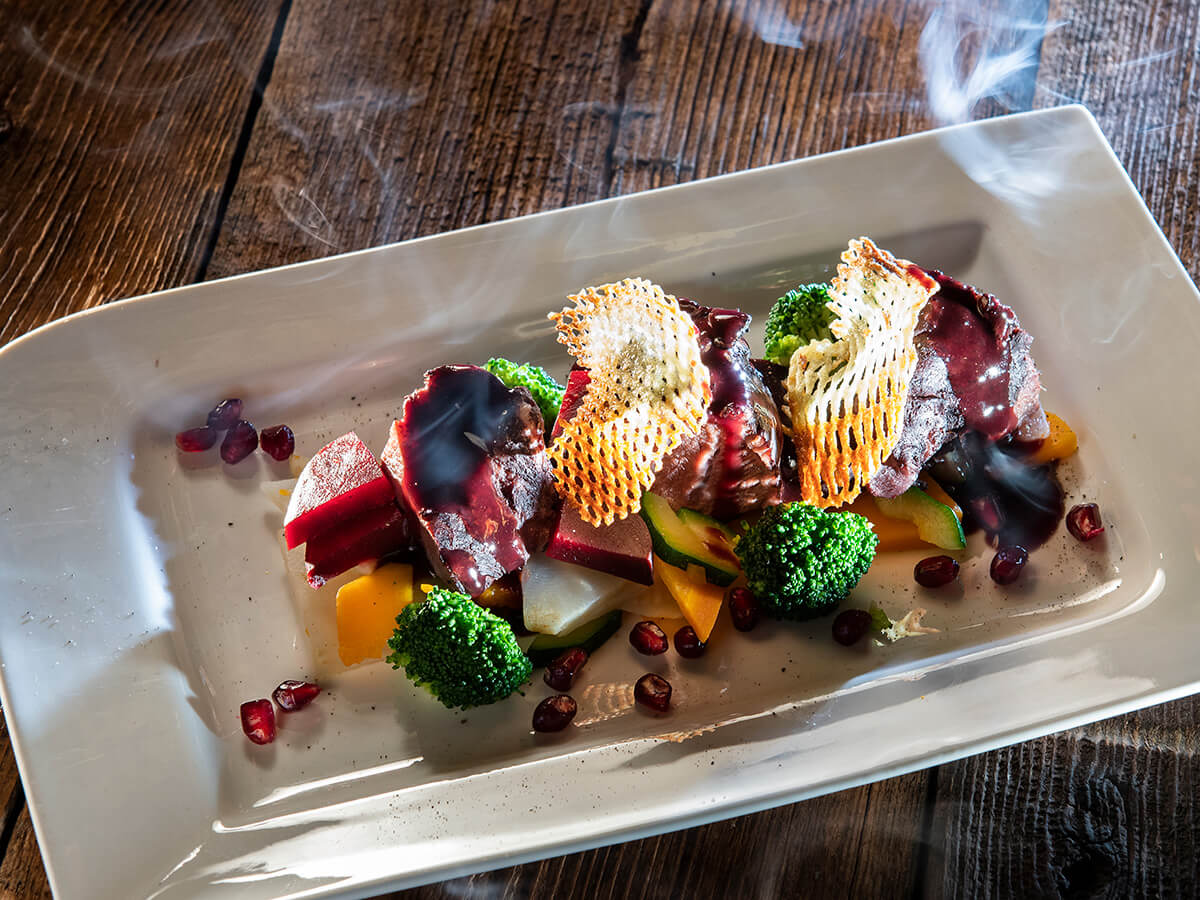 Essen im Hotel Weißes Rössl