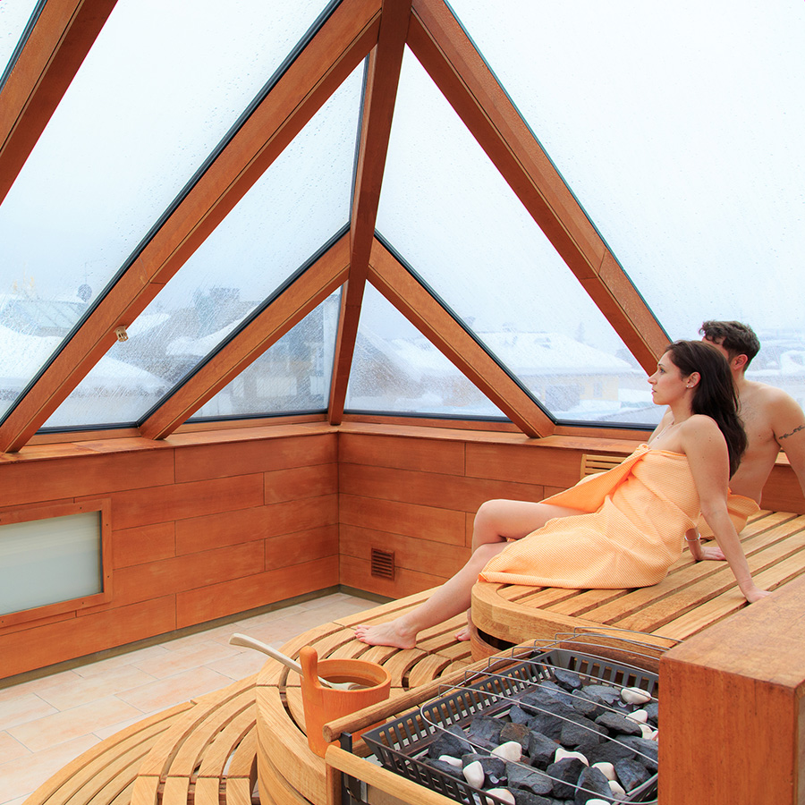 Sauna con panorama